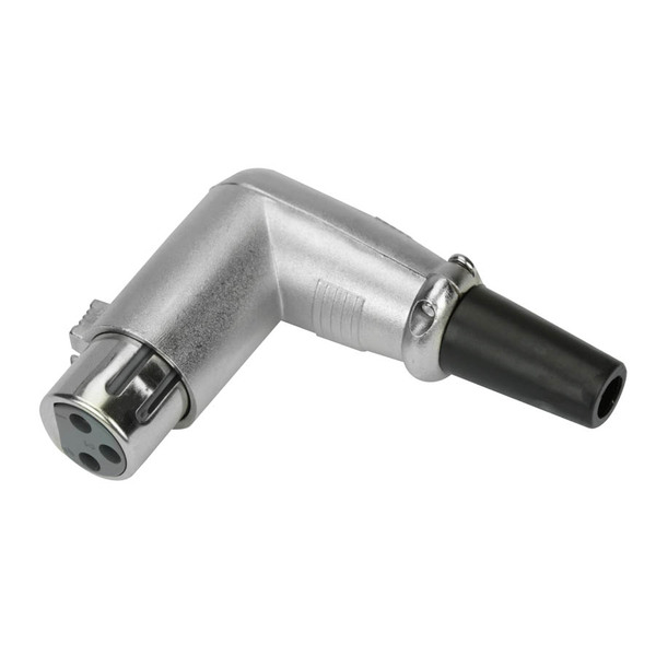 10x Plug Cannon Fêmea Com Trava Profissional Série 90º Graus