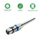 10x Plug Cannon Fêmea - Premium Profissional - Série Mola - A