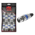 10x Plug Cannon Fêmea - Premium Profissional - Série Ring - A