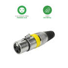 10x Plug Cannon Fêmea - Premium Profissional - Série Ring - A