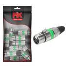 10x Plug Cannon Fêmea - Premium Profissional - Série Ring - V