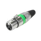 10x Plug Cannon Fêmea - Premium Profissional - Série Ring - V