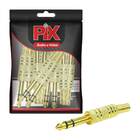 10x Plug P10 Estéreo Premium Profissional Série Gold