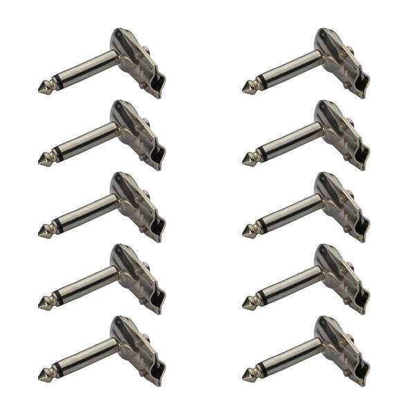 10x Plug P10 Mono Premium Profissional 90º Graus Cachimbo