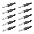 10x Plug P10 Mono Premium Série Classic - Preto