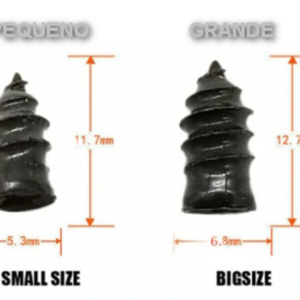 10x Reparo Inovador Pneu Sem Câmara Tipo Parafuso Carro Moto