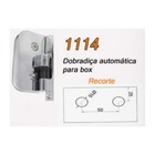 1114 - Dobradiça Automática Para Porta De Vidro Temperado Bli
