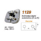 1129 - Dobradiça Dupla Automática V/v Para Porta De Vidro Bli