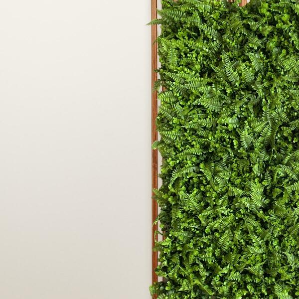 11 Painéis Com Folhagens Artificiais - Tenha Um Jardim Vertic