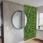 11 Painéis De Parede Verde Artificial - Folhagens Densas Com