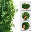 11 Painéis Verdes Artificiais Placa Com Folhagens Mistas Arti