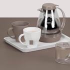 12 Bandejas De Plástico Self Service Hambúrguer 32x23cm Branc