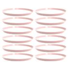 12 Bandejas Redondas 34cm Servir Bubble Bar Restaurante Crippa