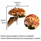 12 Buquês De Hortênsias Artificiais Flores Decorativas Para G