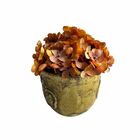 12 Buquês De Hortênsias Artificiais Flores Decorativas Para G