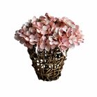 12 Buquês De Hortênsias Artificiais Flores Decorativas Para G