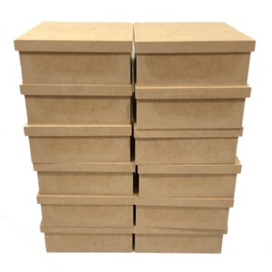 12 Caixas Mdf Cru 15x15 P/ Lembrancinha Decoração Padrinhos | Leroy Merlin