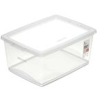 12 Caixas Organizadoras Com Tampa 15l Plástica Retangular My