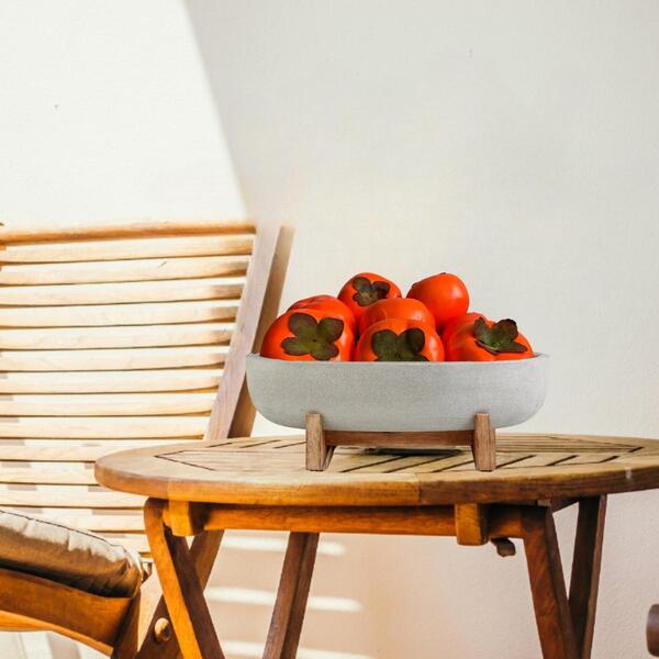 12 Caquis Artificiais Laranja (9x8cm) Toque Realista Para Dec