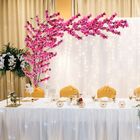 12 Cerejeiras Artificiais Rosa Para Decoração De Vasos E Ambi