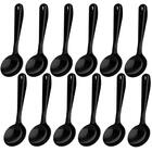 12 Conchas Pretas Nylon 32cm Cozinha Servir Sopas Molhos Feij