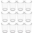 12 Copos De Plástico Transparente 500ml Para Restaurante Esco