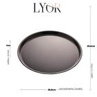 12 Formas Para Pizza 36x1,5cm Assadeiras Antiaderentes Lyor P