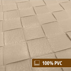 12 Jogo Americano Botte Alto Padrão Impermeável Pvc Vr - Bege