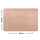 12 Jogo Americano Botte Alto Padrão Impermeável Pvc Vr - Rose