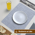 12 Jogo Americano Florença Aze Impermeável Limpa Fácil Pvc