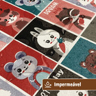 12 Jogo Americano Infantil Pets Impermeável Pvc 12 Lugares