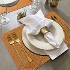 12 Jogo Americano Mesa Posta Luxo Impermeável Pvc  Plh Lje