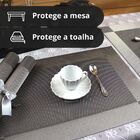 12 Jogo Americano Mesa Posta Luxo Restaurante Bar Pvc St Cz