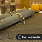 12 Jogo Americano Mesa Posta Luxo Restaurante Bar Pvc St Ov