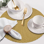 12 Jogo Americano Redondo Antiderrapante Flex Resistente Bg