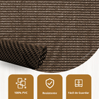 12 Jogo Americano Redondo Antiderrapante Flex Resistente Cf