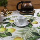 12 Jogo Americano Redondo Mesa Posta Sousplat Luxo Pvc M11