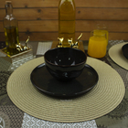 12 Jogo Americano Redondo Mesa Posta Sousplat Luxo Pvc Mbg