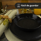 12 Jogo Americano Redondo Mesa Posta Sousplat Luxo Pvc Mbg