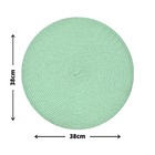 12 Jogo Americano Redondo Mesa Posta Sousplat Luxo Pvc Mvd5