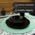 12 Jogo Americano Redondo Mesa Posta Sousplat Luxo Pvc Mvd5