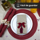 12 Jogo Americano Redondo Mesa Posta Sousplat Luxo Pvc Pmvm