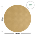 12 Jogo Americano Redondo Sousplat Mesa Posta Luxo Trm Bg