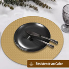 12 Jogo Americano Redondo Sousplat Mesa Posta Luxo Trm Bg