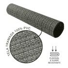 12 Jogo Americano Redondo Tela Trançado Trama Rústico Cz