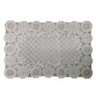 12 Jogo Americano Rendado Girassol Plástico 12 Lugares 30x46