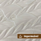 12 Jogo Americano Roma Alto Padrão Impermeável Pvc Br - Branc