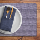 12 Jogo Americano Tela Trançado Trama Rústico Resistente Cz