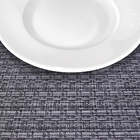 12 Jogo Americano Tela Trançado Trama Rústico Resistente Cz