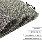 12 Jogo Americano Tela Trançado Trama Rústico Resistente Mr